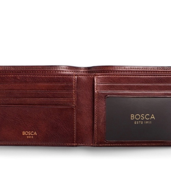 Bosca Men's Dark Brown Leather Wallet - Picture 6 of 6